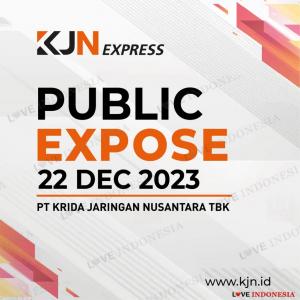 PUBLIC EXPOSE TAHUN 2023 PT KRIDA JARINGAN NUSANTARA Tbk
